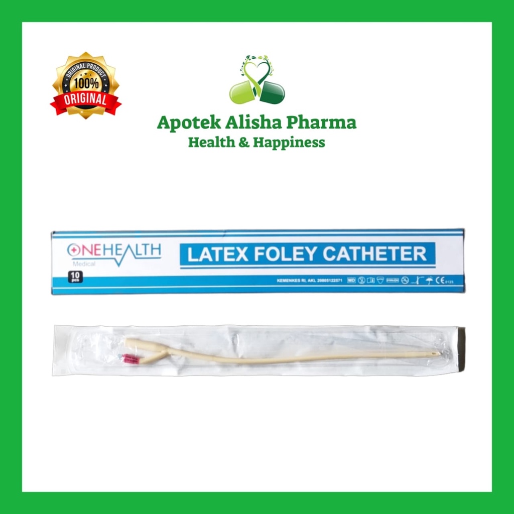 LATEX FOLEY CATHETER pcs - Folley Catheter / Selang Buang Air Kecil / Selang Kateter / Foley Cateter