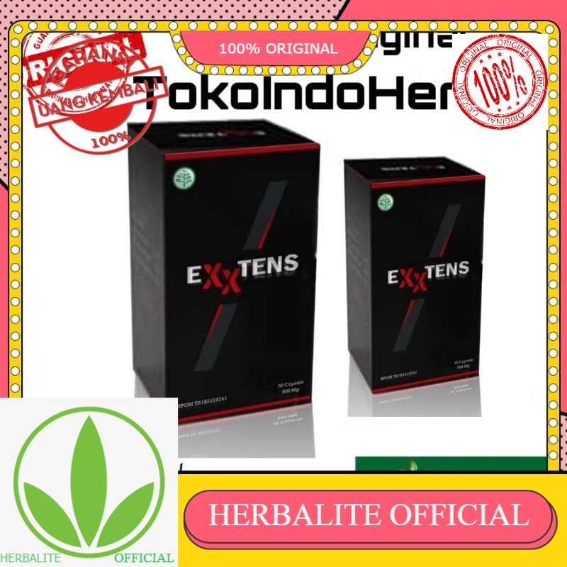 100% ORIGINAL EXXTENS ASLI 100% ORIGINAL OBAT HERBAL SUPLEMEN HERBAL ALAMI