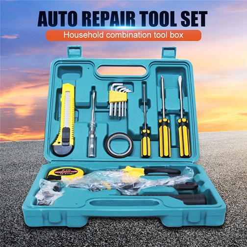 Alat Tukang Perkakas Repairing Tool Set 15 in 1 Servis Maintenance Lengkap Komplit Peralatan Reparasi Tukang Teknisi Bangunan