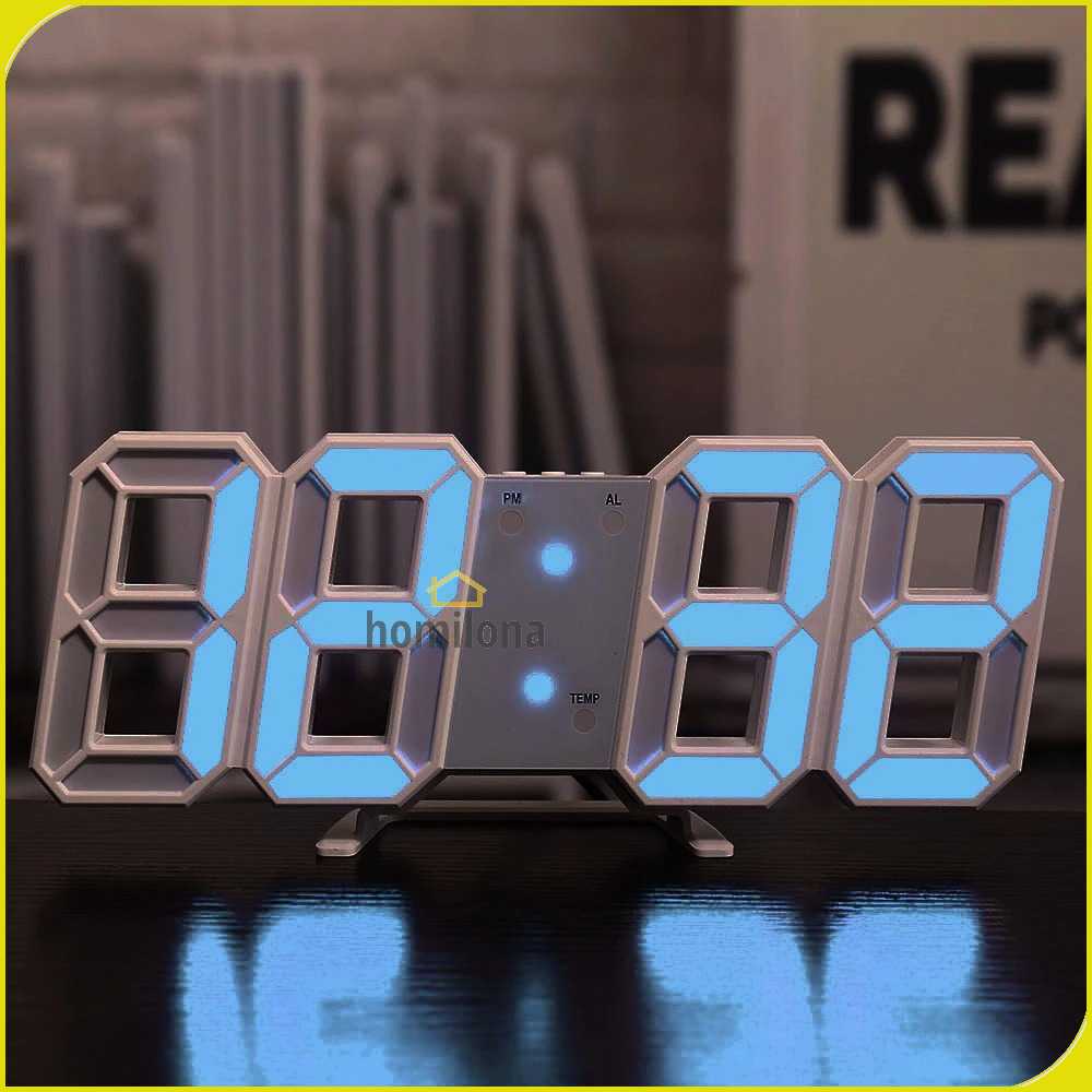 Taffware Jam Meja LED Digital Clock - TS-S60-W