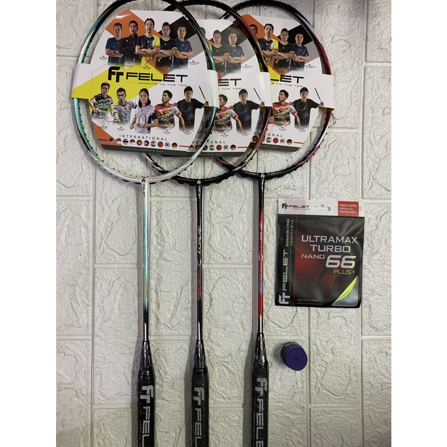 Raket Badminton FELET LIGHT TECH T3 KUAT 32LBS ORIGINAL