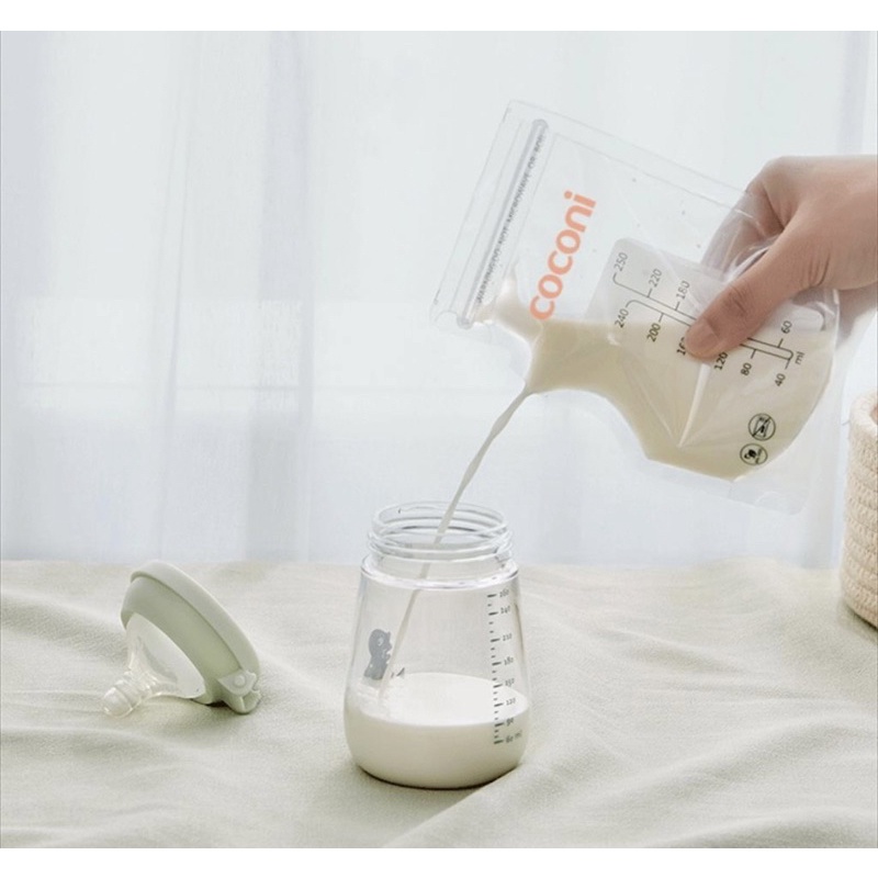 Coconi Premium Breast Milk Storage Bag 250ml 30bags / Kantong ASI Berkualitas Pre-Sterilized-