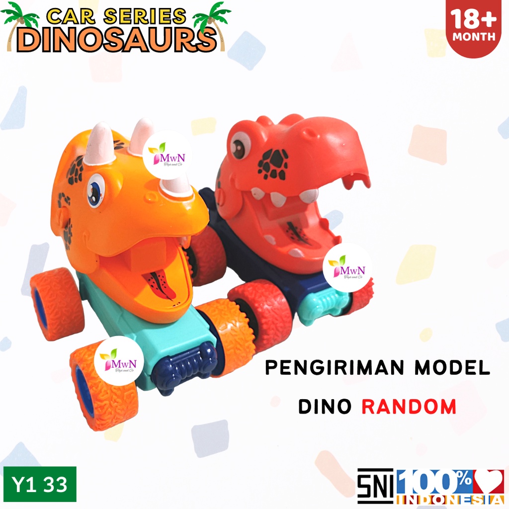 MWN Mainan Mobil Dinosaur Car Series Y1 33