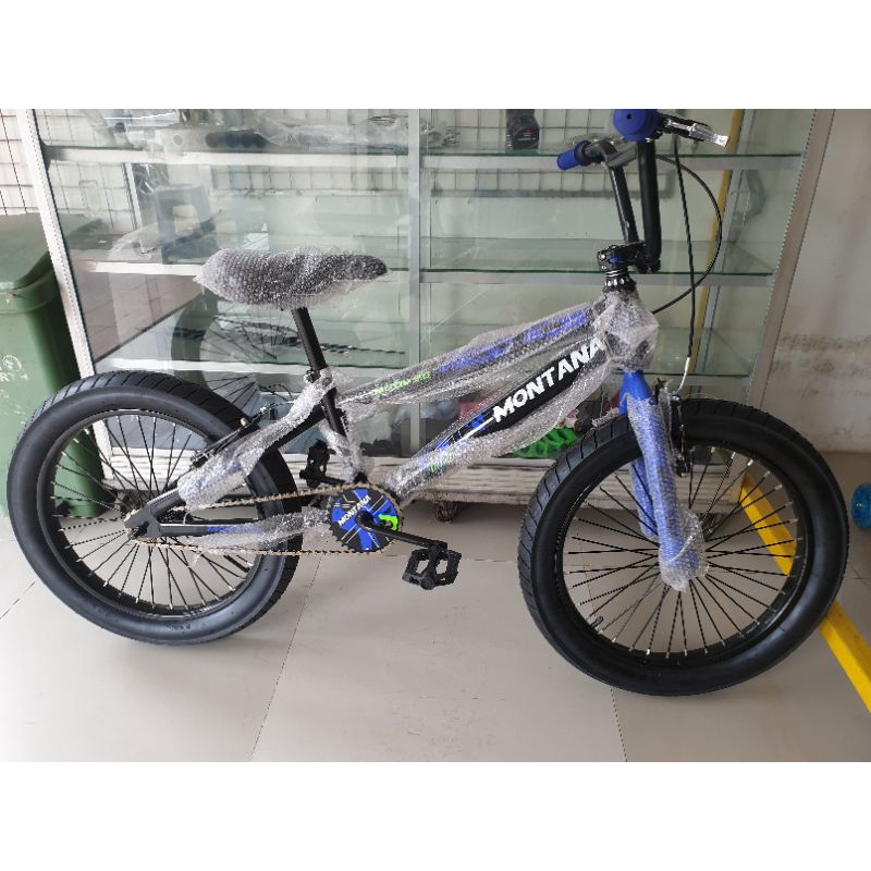 Sepeda BMX 20 inch Montana ( Ban Jumbo 3.0 ) ( Biru / Blue )