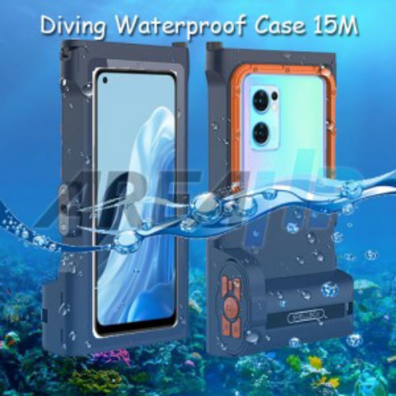 Shellbox Gen 3 Diving Waterproof Case Casing Cover 15M Oppo Reno7,Z