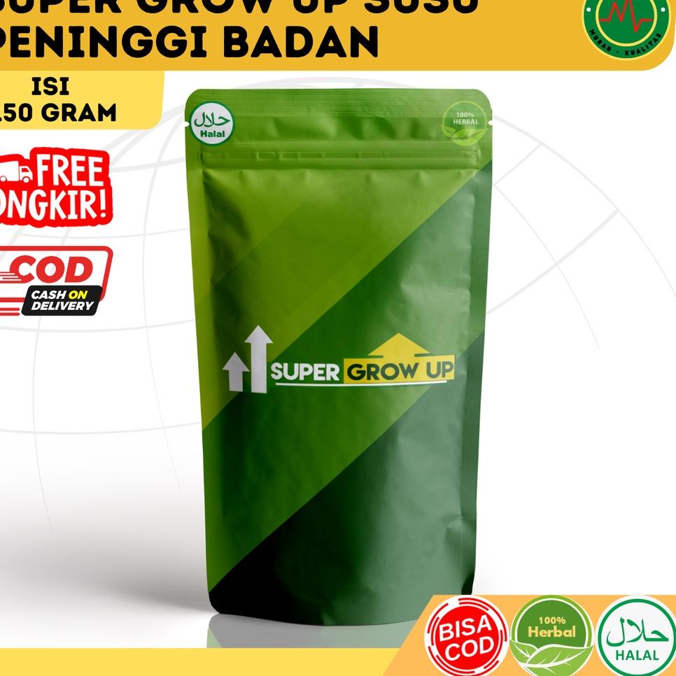 

⇧ SUPER GROW UP SUSU – Peninggi Badan - susu penambah tinggi badan cepat - suplemen penambah tinggi の