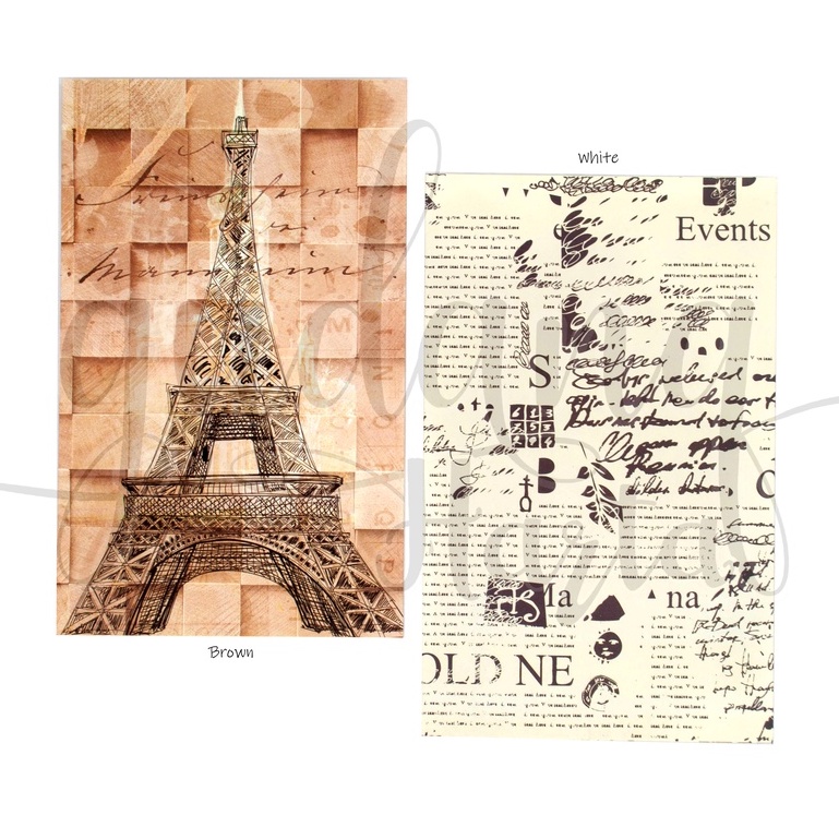 

Paper Bag Vintage Tas Kado Motif Menara Goodie Bag Lucu GH 507816