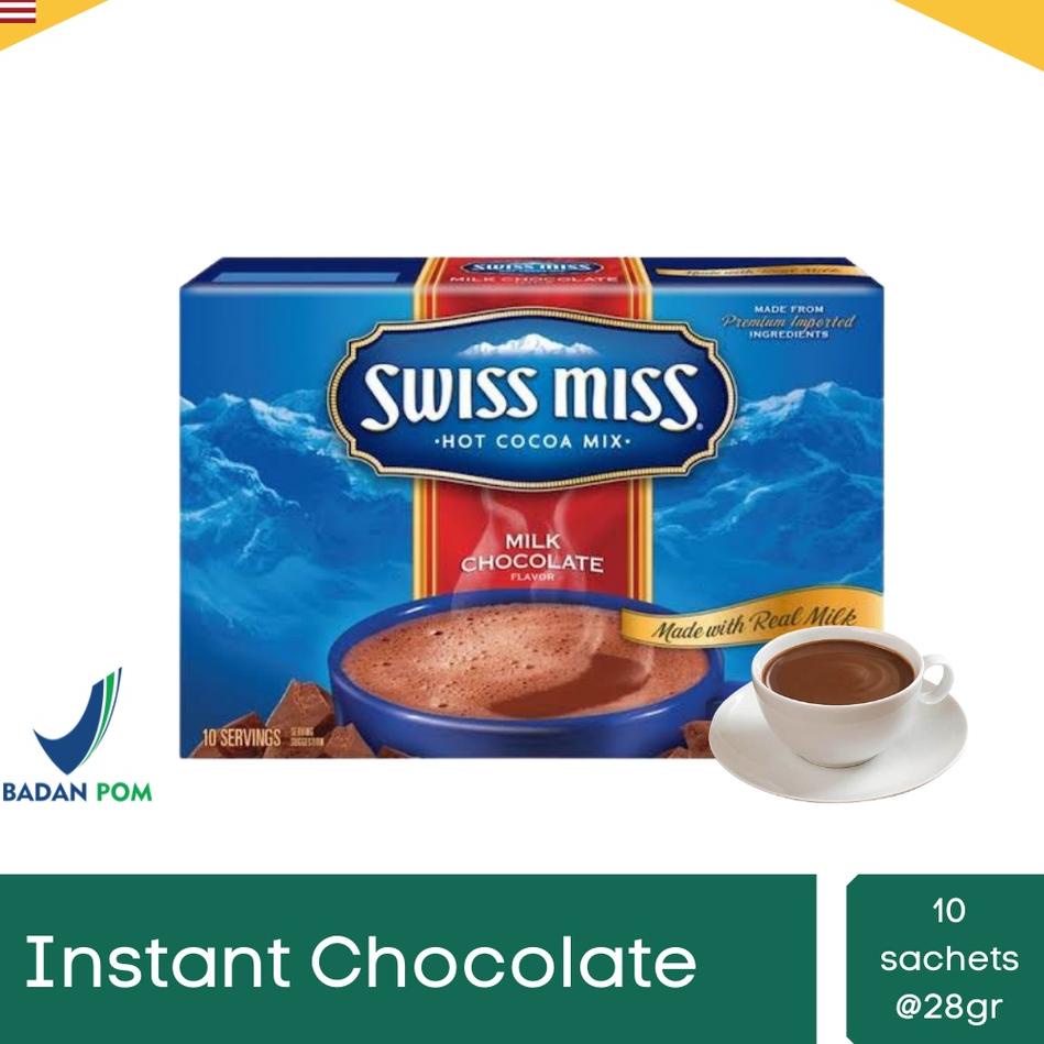 

[O-1-W ♥☞] Swiss Miss Milk Chocolate-paling laris