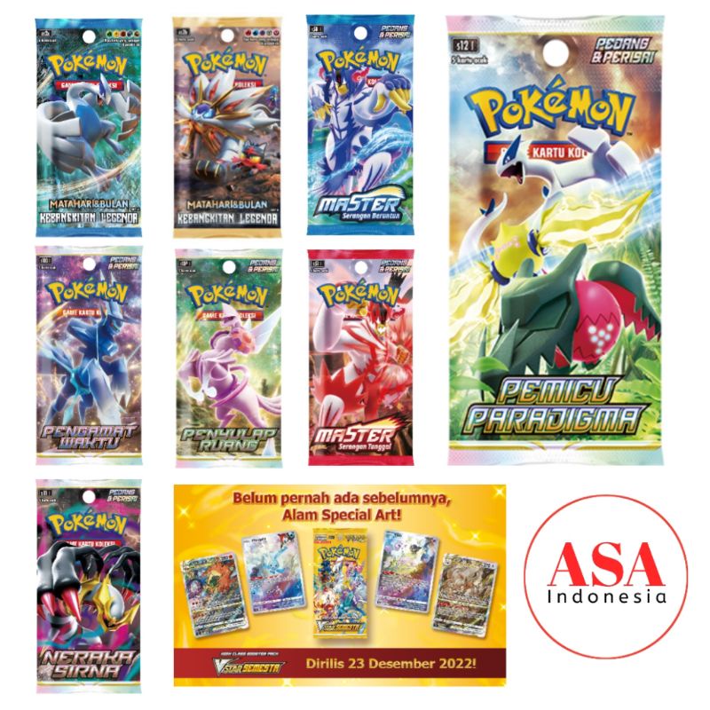 Kartu Pokemon Booster Pack Bahasa Indonesia