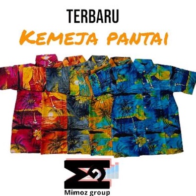 KEMEJA PANTAI - PRIA / WANITA / ANAK JUMBO / KEMEJA PANTAI BALI UNISEX / KEMEJA MOTIF HAWAI COWOK/ CEWEK / COUPLE / KEMEJA MOTIF PANTAI VIRAL / NYAMAN / ADEM / KEMEJA BAHAN DINGIN HARGA TERMURAH KEKINIAN / KEMEJA PANTAI UK M L XXL