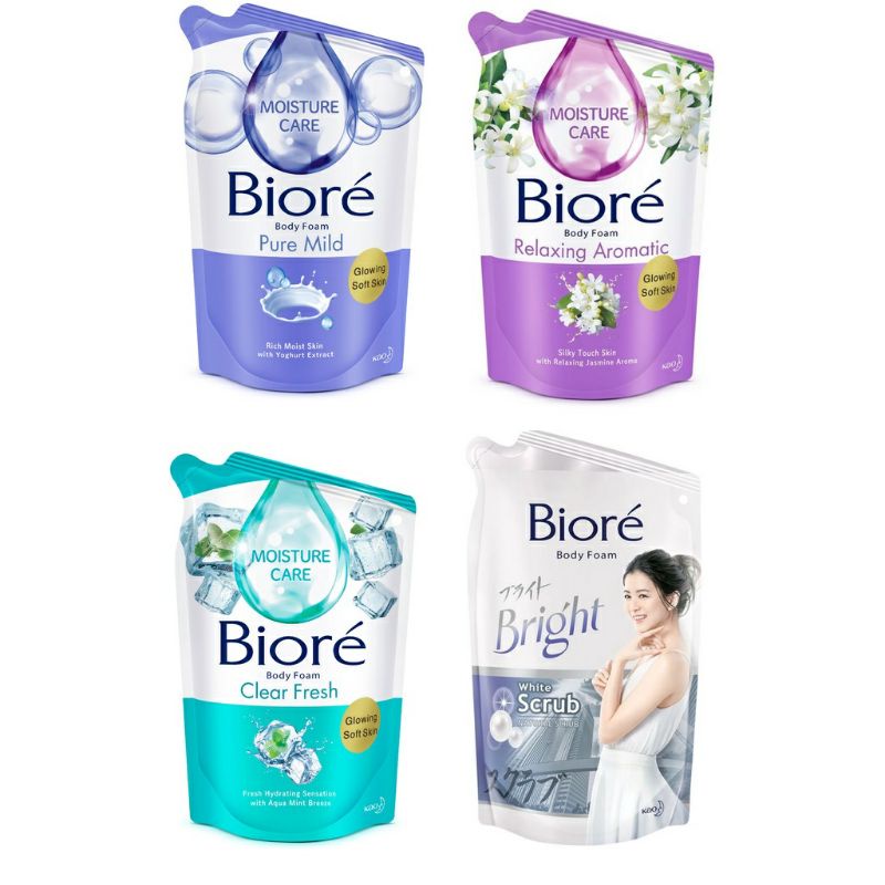 BIORE BODYFOAM 400ML SABUN CAIR BIORE ALL VARIAN