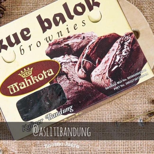 

GRATIS ONGKIR✅Kue Balok Brownies Mahkota - Asli Ti Bandung Oleh Oleh Bandung Kekinian dan Favorit Kue Bandung by aslitibandung|KD6