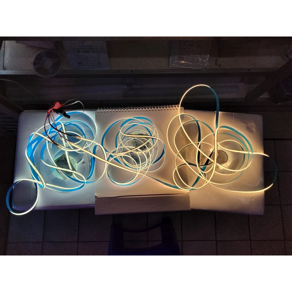 Strip led COB hoaled 12volt 5m / Lampu Led strip / lampu  led natal / lampu hias led