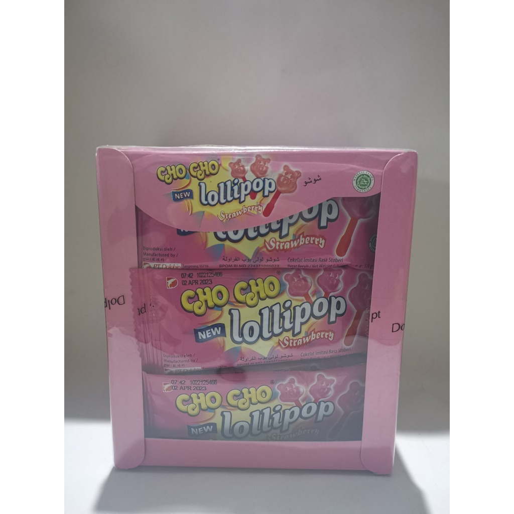 

Cokelat Cho Cho Lolipop Chocolate/Strawberry