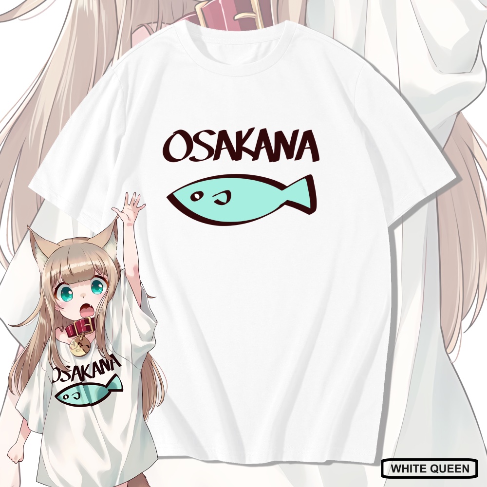 KAOS OSAKANA NEKO - KAOS DISTRO PRIA & WANITA KAOS ANIME & GAME OSAKANA NEKO COSPLAY KINAKO CHAN
