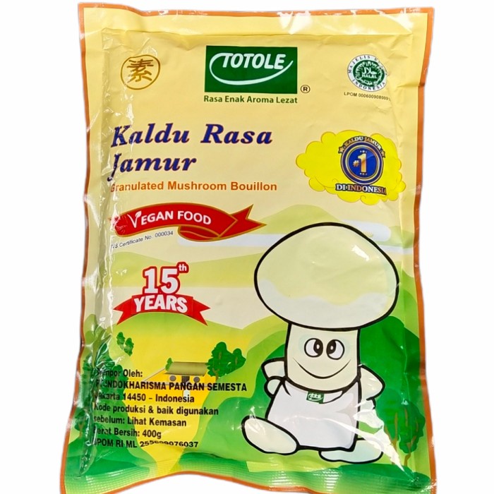 

Totole Kaldu Jamur 400Gr/Penyedap Kaldu Jamur Totole Pengganti Msg