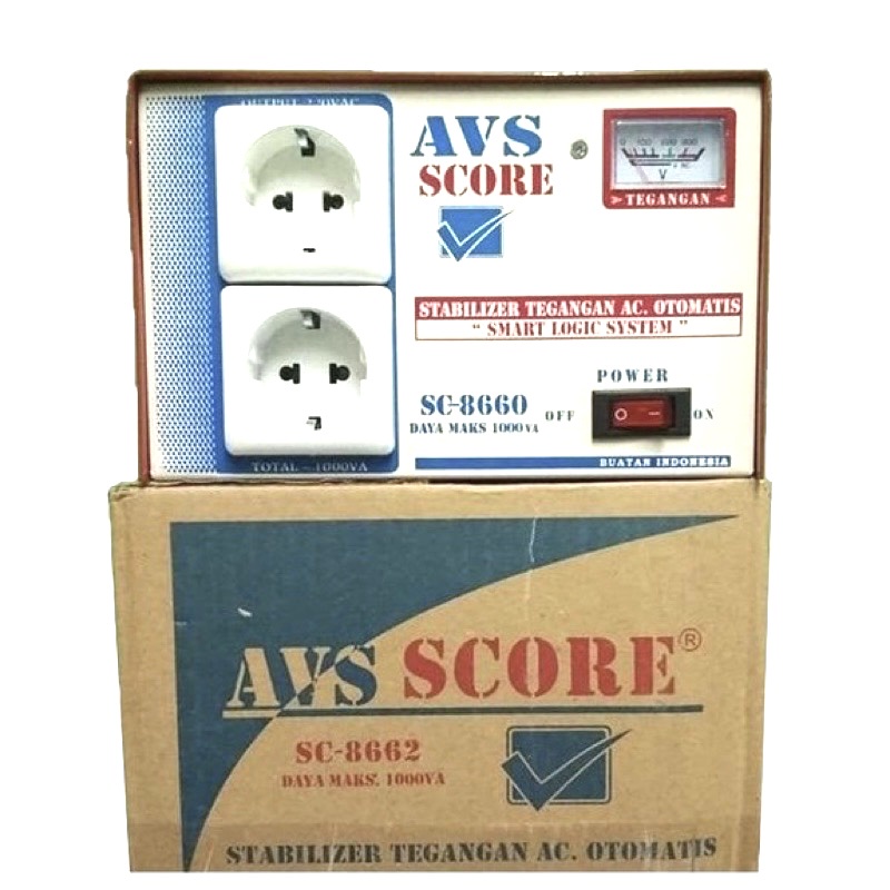 Penstabil Penghemat Tegangan Listrik Stabilizer Avs Score 1000W 1000 Watt Soft Start