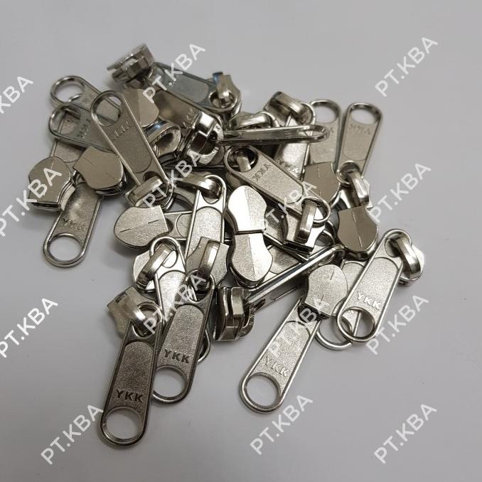 SLIDER RESLETING COIL YKK NO 3 KEPALA RESLETING NYLON YKK