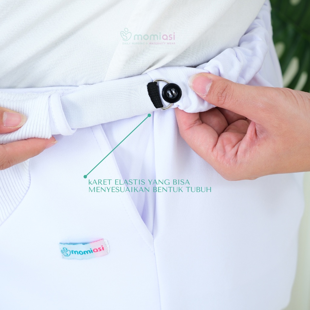 Momiasi - Celana Hamil Kerja Scuba Premium Jumbo Wanita Formal Kantor Office