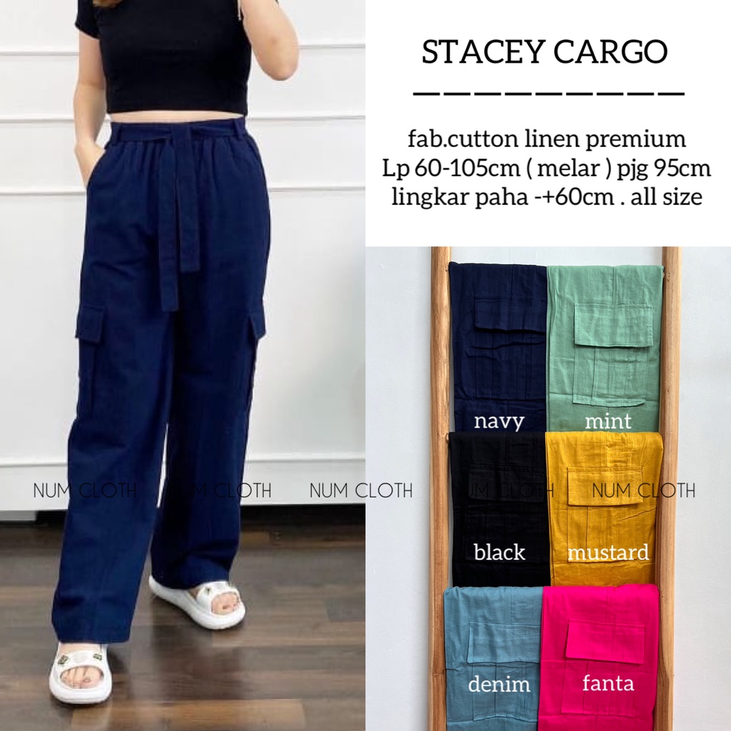 Stacey cargo pant wanita