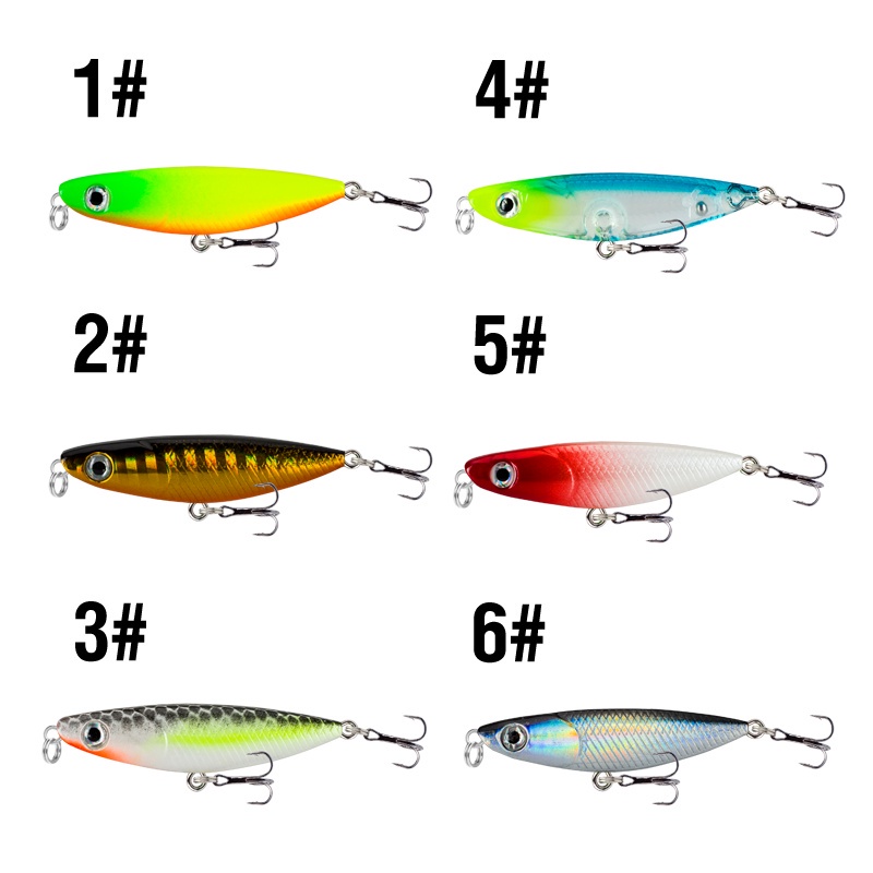 6warna 4.5 cm /2g Laser Troli Memancing Umpan Mengapung Memikat 1 Pcs SwimBait Memikat 3D Mata Keras Atas Air Ikan Kecil Memikat