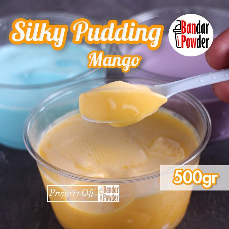 

[C(35 ㊚) Bubuk Silky Pudding Mango 500gr - Serbuk Puding Mangga Premium - Bandar Powder murah