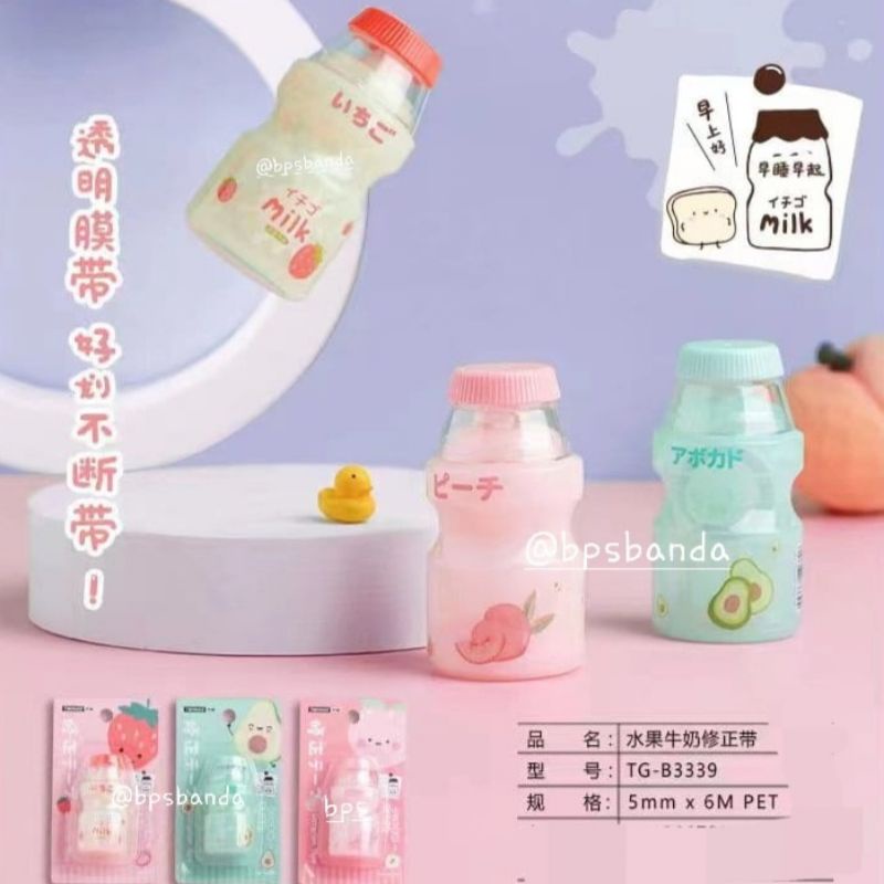 

CORRECTION TAPE KERTAS / STIP-X KERTAS MODEL MINUMAN FANCY
