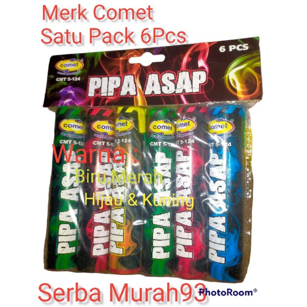 TONGKAT ASAP TOP LENTERA DURASI 6O dtk / Smoke Bomb / Tongkat Asap Merk Top lentera Satu Pak Isi 5pcs hub