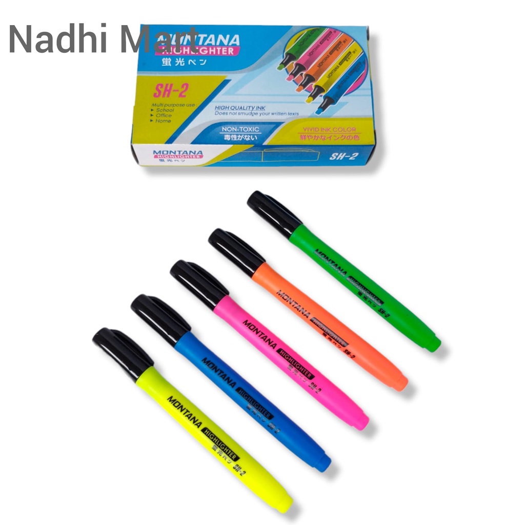 

MONTANA HIGHLIGHTER / HIGLIGHTER MONTANA SH-2 / HIGLIGHTER PENANDA TULISAN