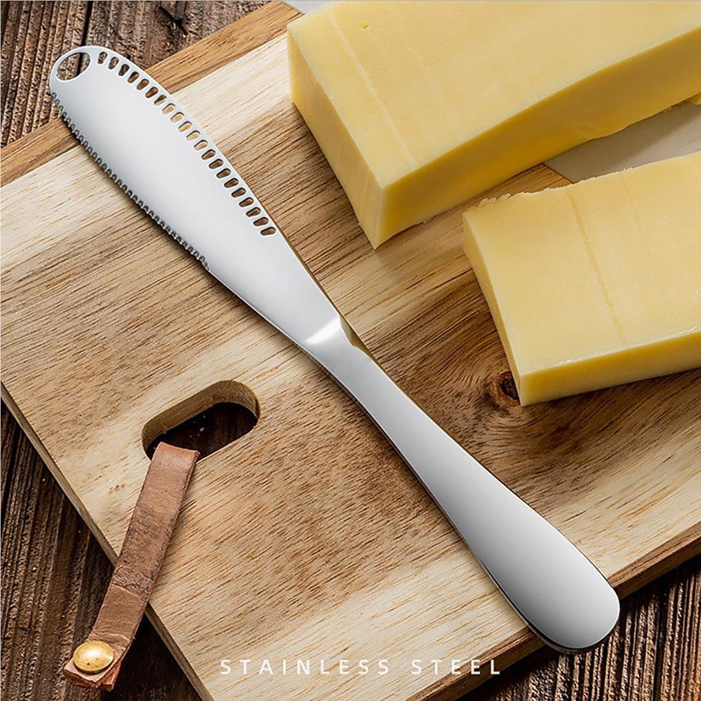 2x Butter Slicer Alat Pengiris Gagang Panjang Tahan Karat Multifungsi Cream Dapur Gadget Keju Oles Roti Slicers