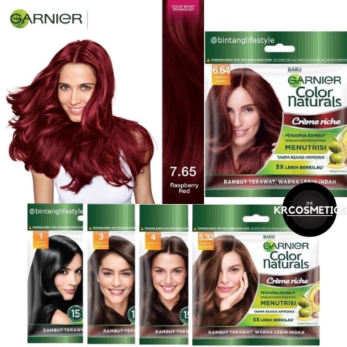 Garnier hair Color Naturals Sachet pewarna rambut 20ml+20g