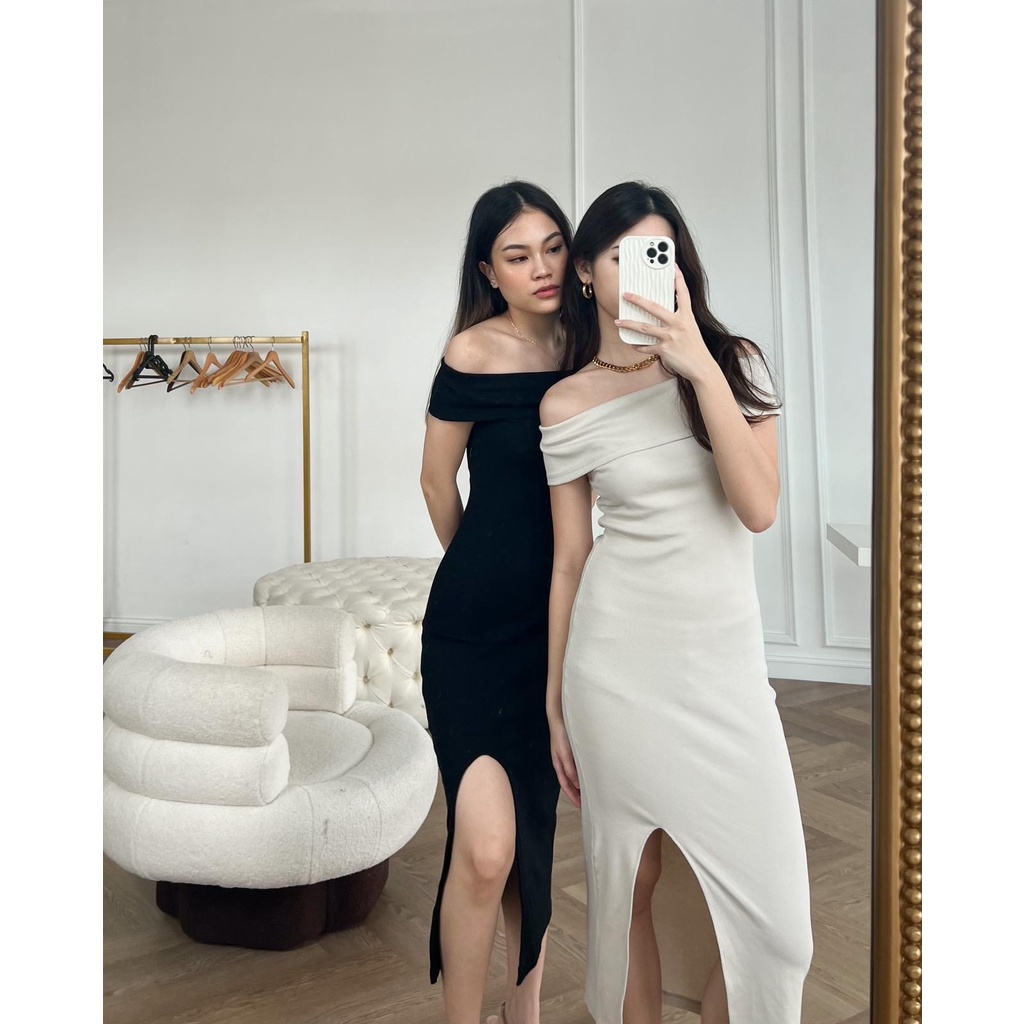 Harper sabrina bodycon dress