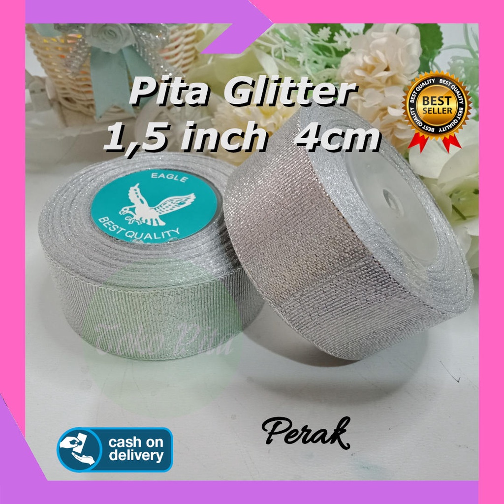

Pita Glitter 1,5 inch / 4cm per roll