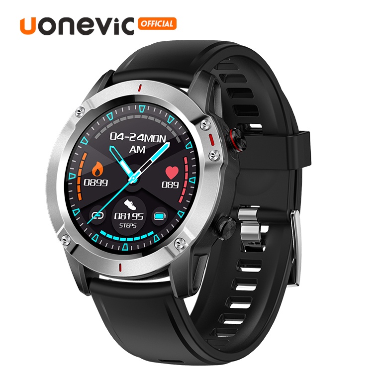 v BACA Uonevic G1 smartwatch TG pelindung anti gores antigores layar kaca film jam tangan tempered g