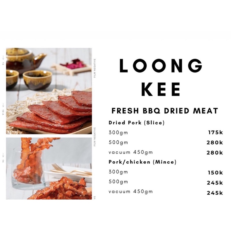 

LOONG KEE DENDENG MALAYSIA BABI PORK CHICKEN AYAM