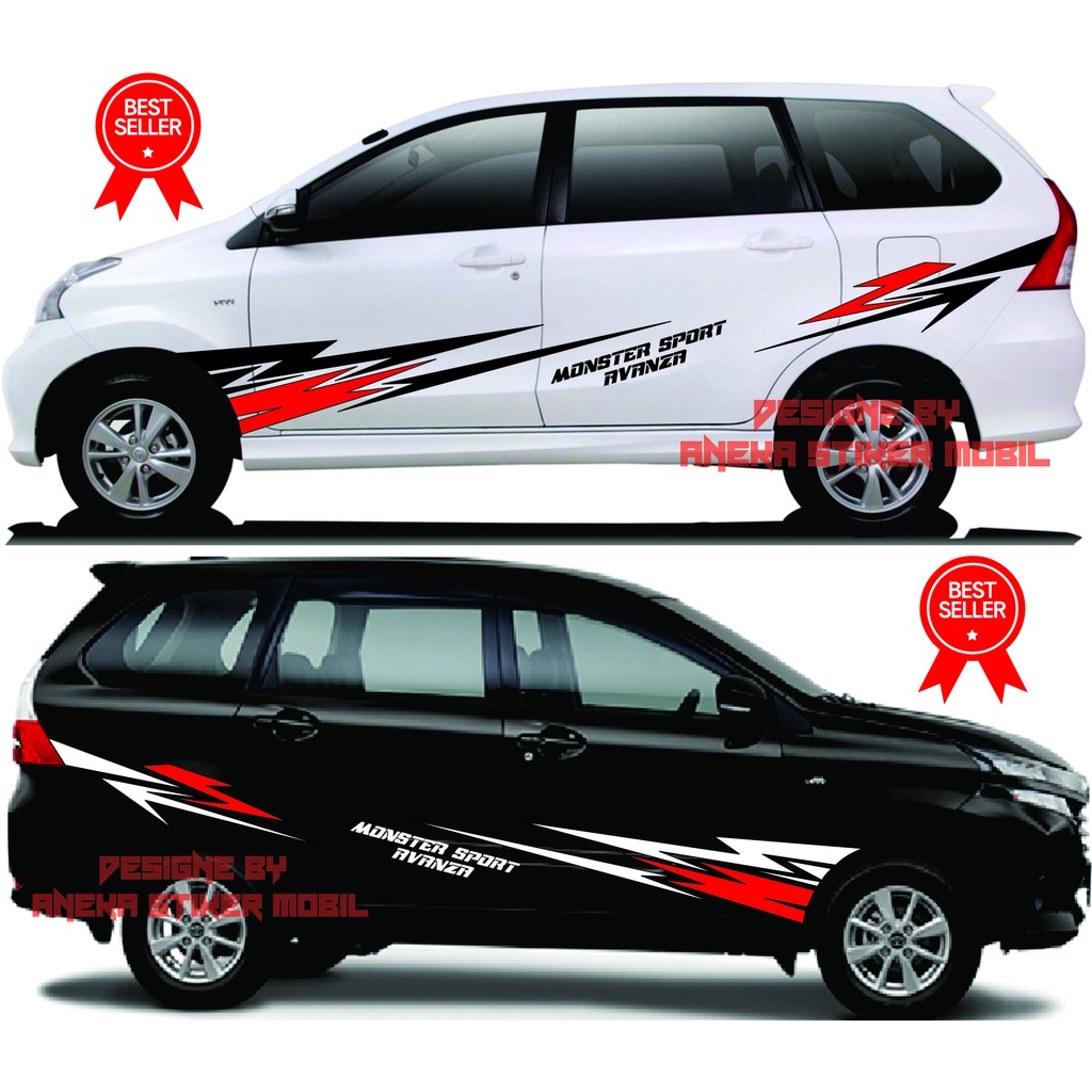 STIKER MOBIL AVANZA STIKER MOBIL TOYOTA AVANZA STIKER AVANZA