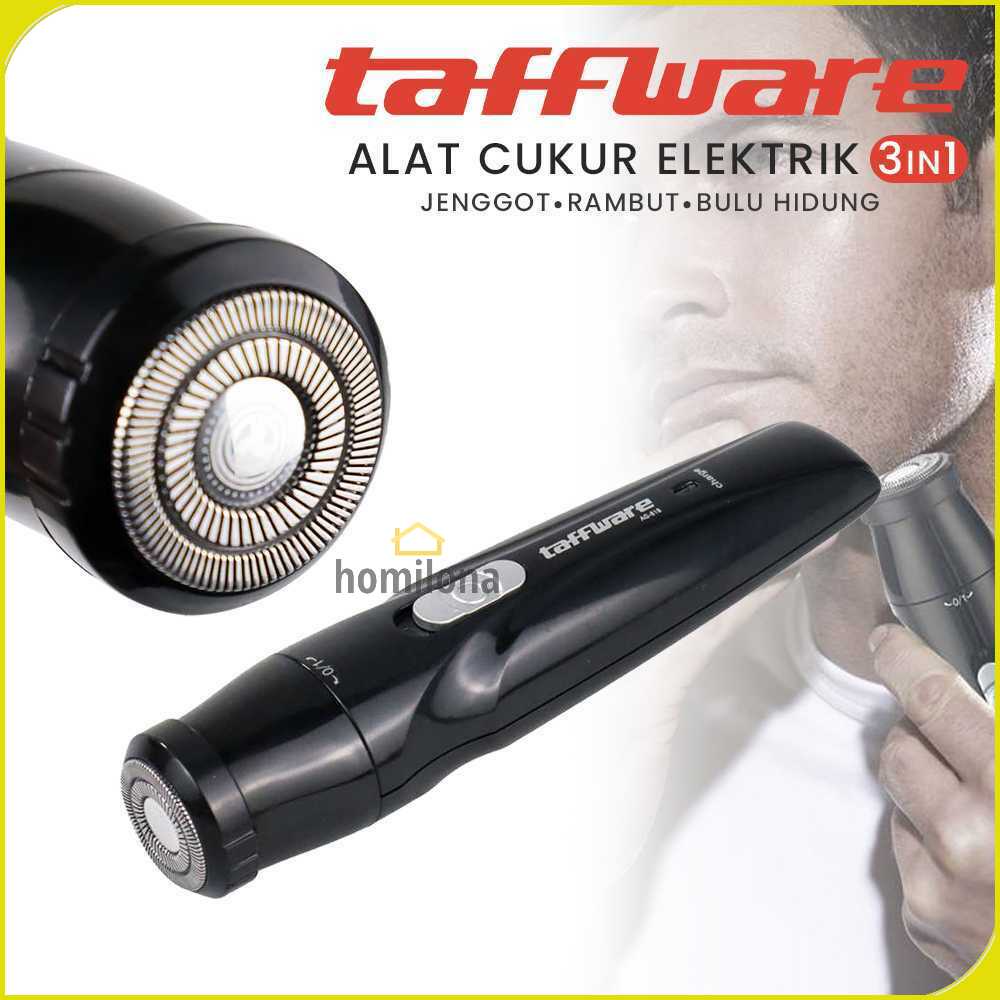 Taffware Alat Cukur Elektrik 3 in 1 Jenggot Rambut Bulu Hidung - AG818