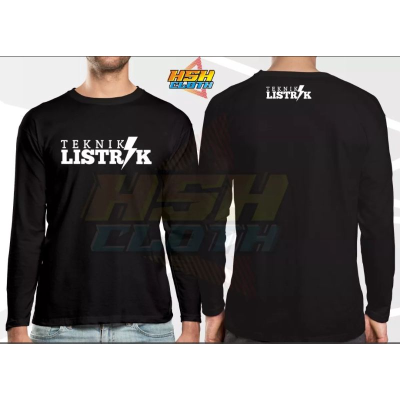 KAOS TEKNIK LISTRIK TUKANG LISTRIK LENGAN PANJANG