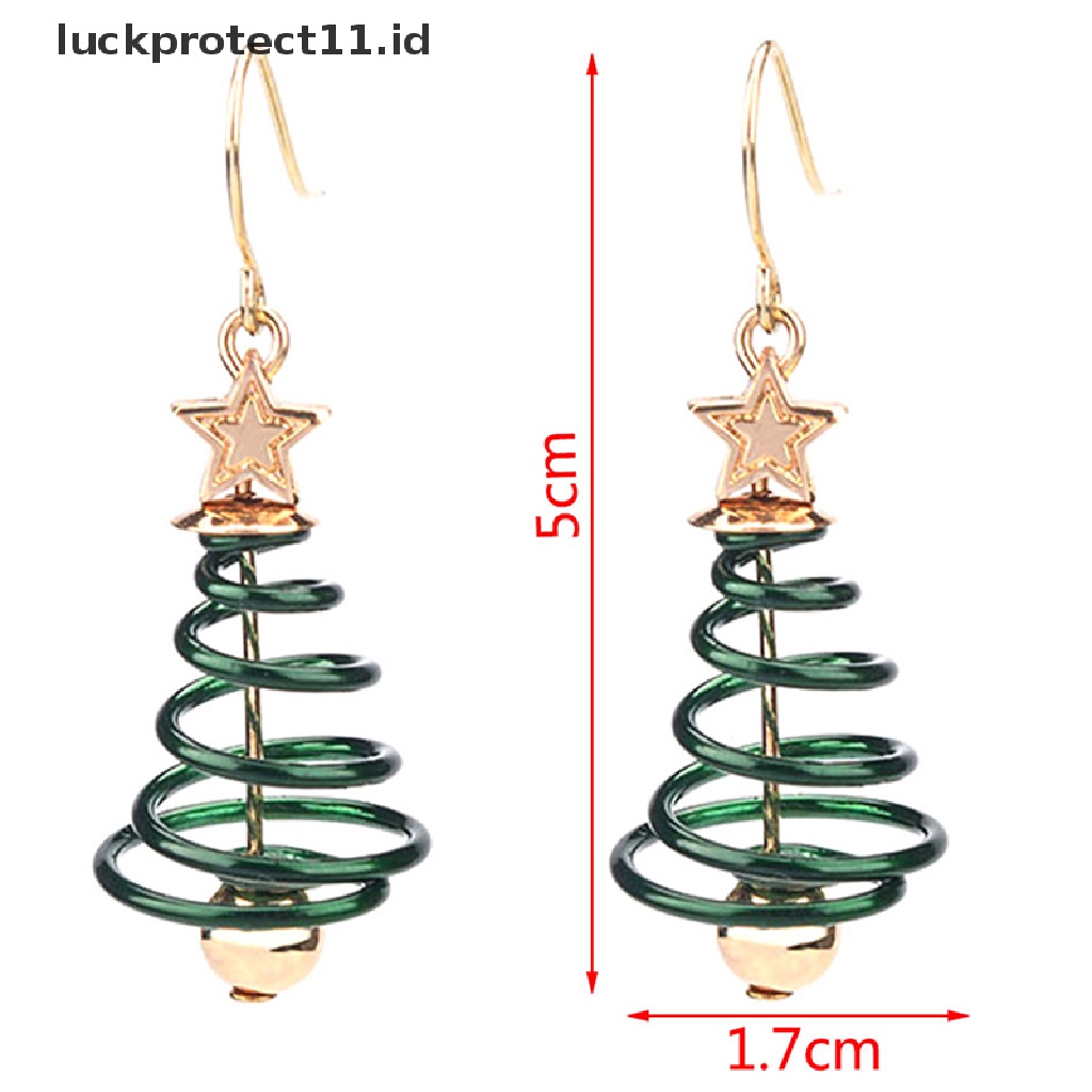 /Fashion Hot//// Statement Anting Pohon Natal Untuk Wanita Santa Claus Snowman Drop Earrings.