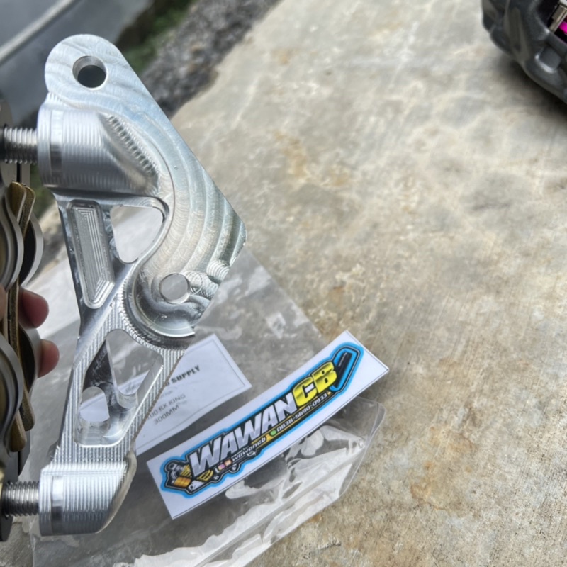 kaliper GP4 pict 100 set breket pnp RX King disc 300mm