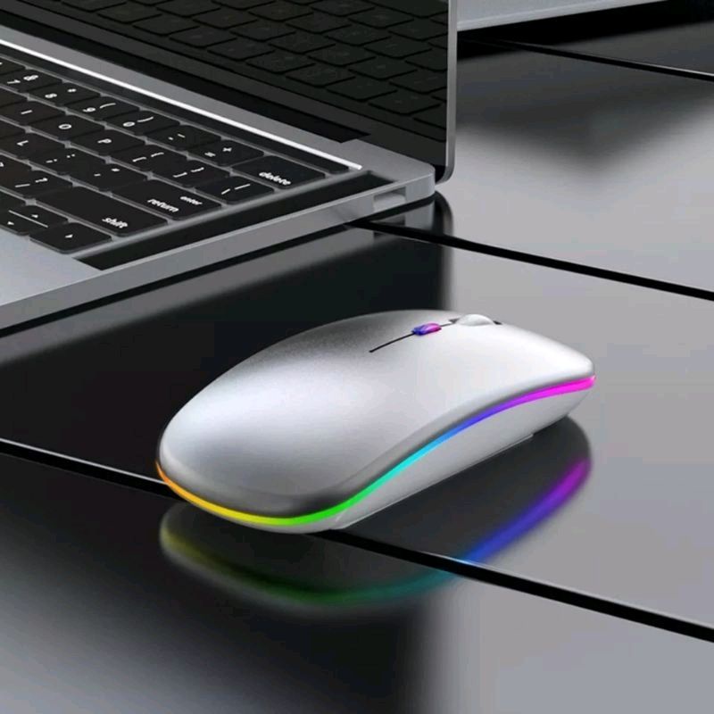 Mouse Gaming Bluetooth RGB 1600dpi Silent Click Charging
