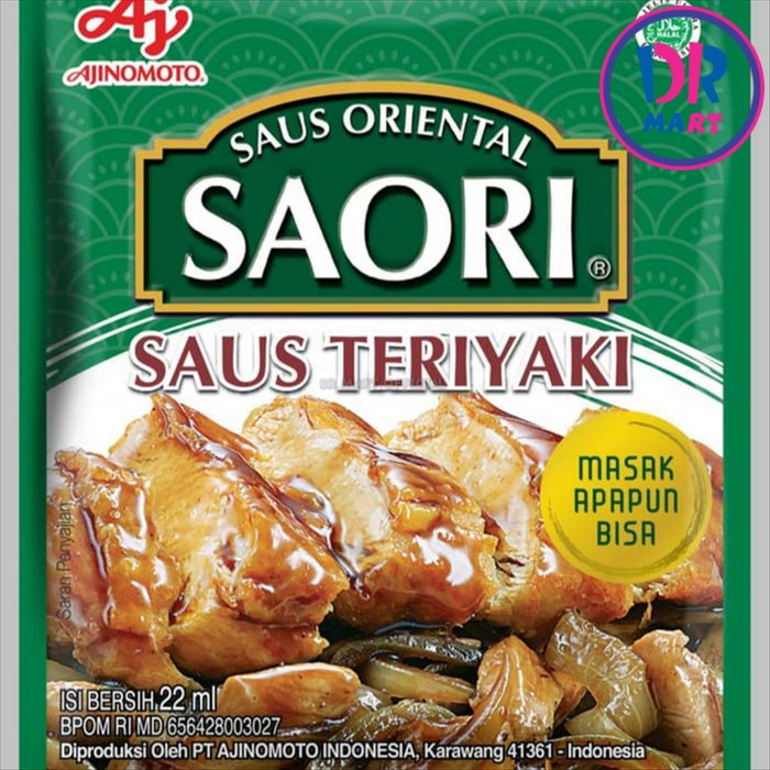 

SAORI Saus Teriyaki Sachet 22 ml