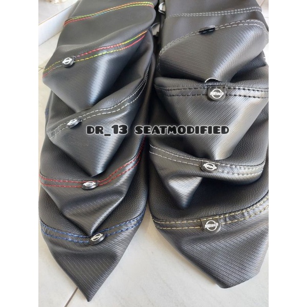 KULIT JOK MOTOR HONDA SUPRA 125 HELM IN BAHAN ASLI MBTECH