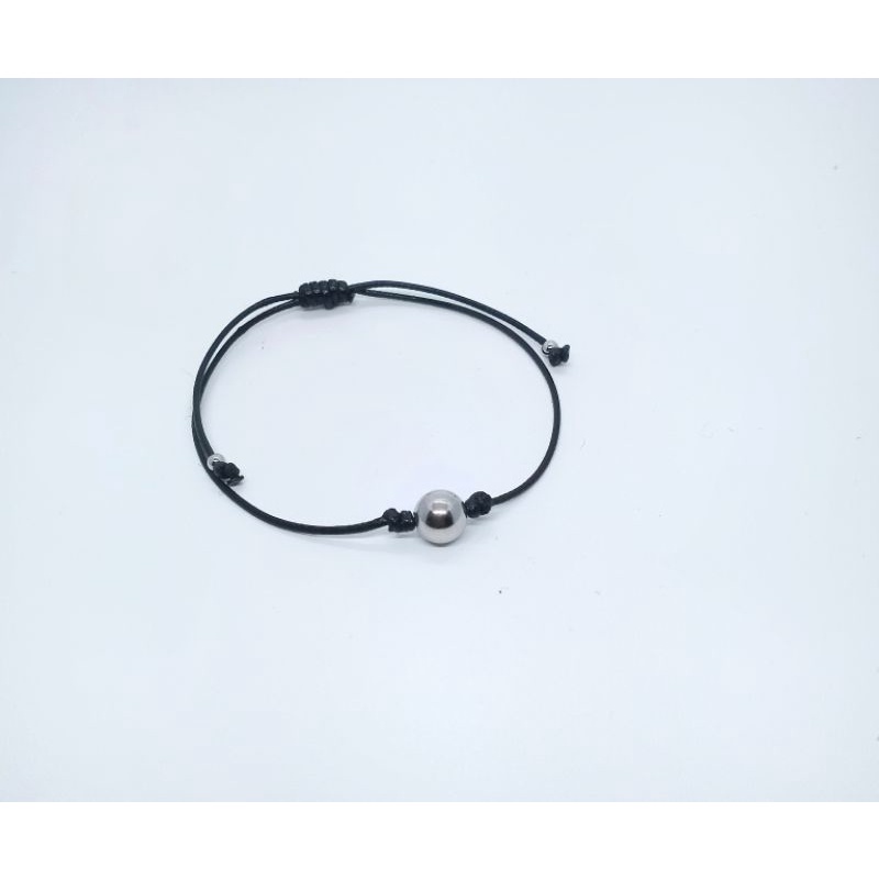 Basic Anklet Titanium Gelang Kaki Bandul Titanium Anti Karat Pria Wanita