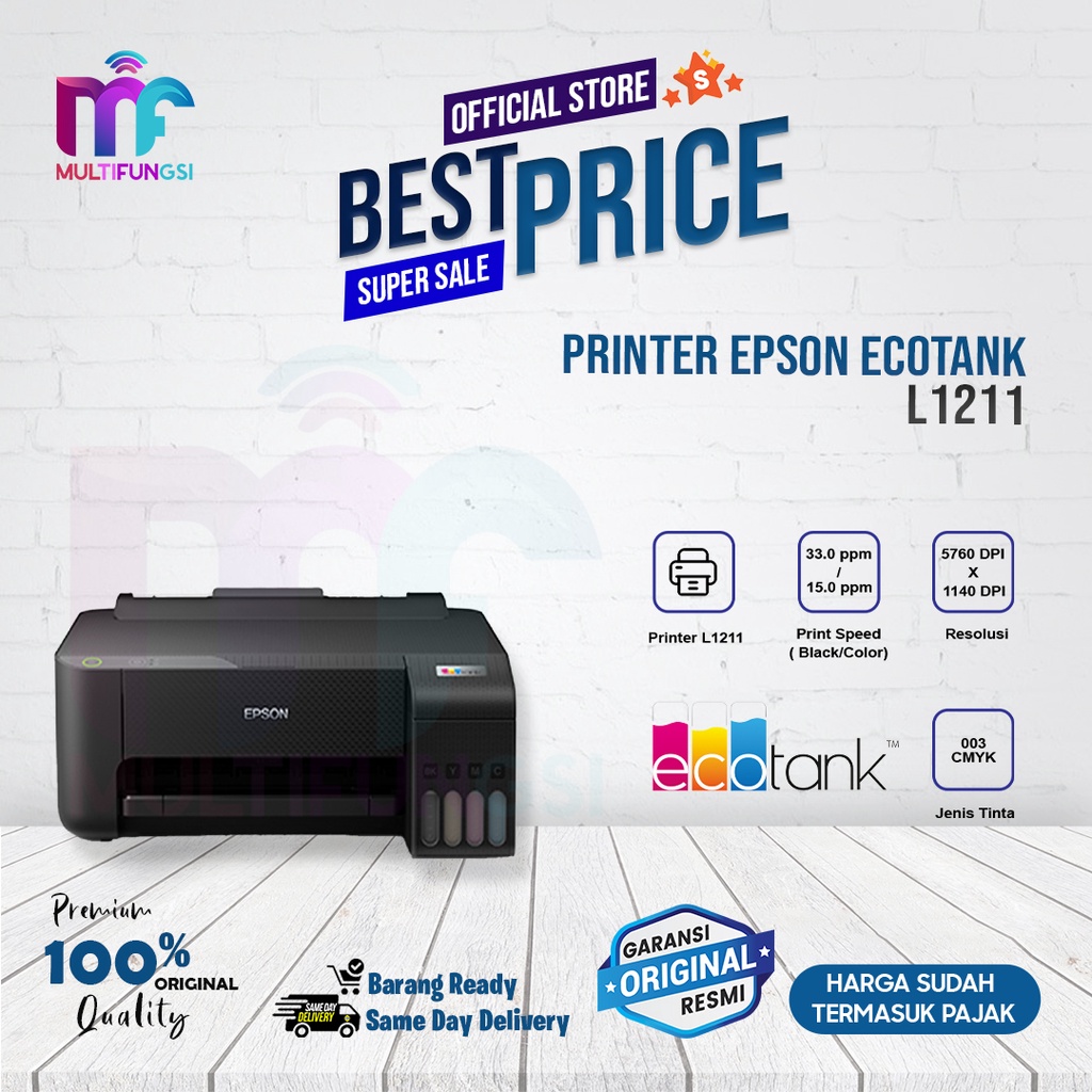 Printer Epson L1211 EcoTank - Garansi Resmi