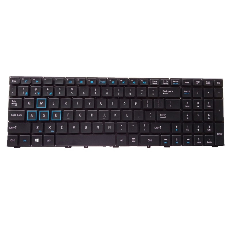 Zzz US Laptop Bahasa Inggris Backlit Keyboard Notebook Untuk MACHENIKE F117-VB F11F-S S11 Si3 S6CP Untuk Thor 911 X6 Diganti Keybo