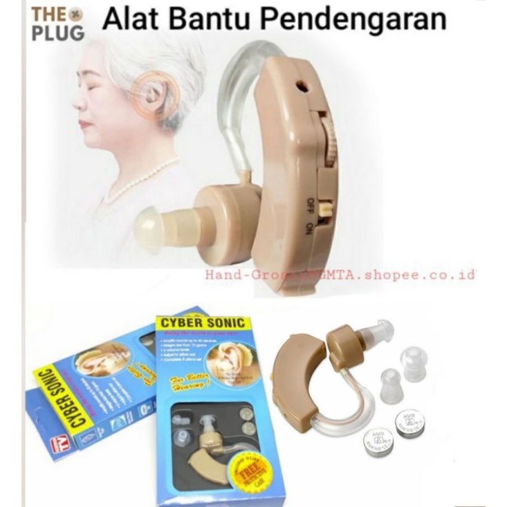 Alat Bantu Dengar Pendengaran Telinga Orang Tua Hearing Aid Wireless Tanpa Kabel