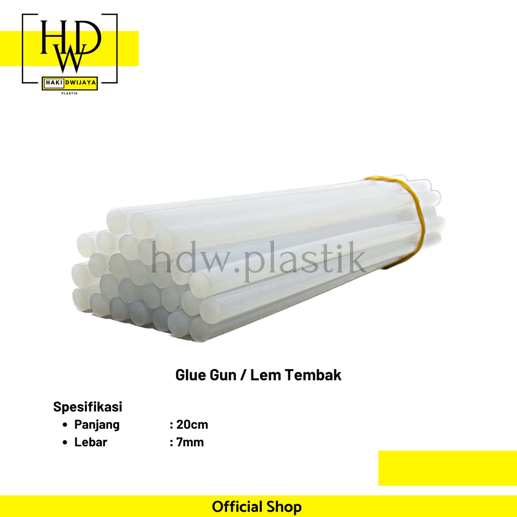

Lem Bakar / Glue Gun / Glue Stick / Isi Ulang Lem Tembak Kecil - 7mm x 20cm