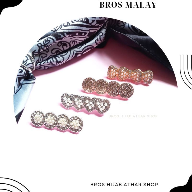 Bros Dagu Malay Bross Dagu Panjang Permata Mutiara Bros Jilbab Pin Peniti Hijab By Bros Hijab Athar Shop