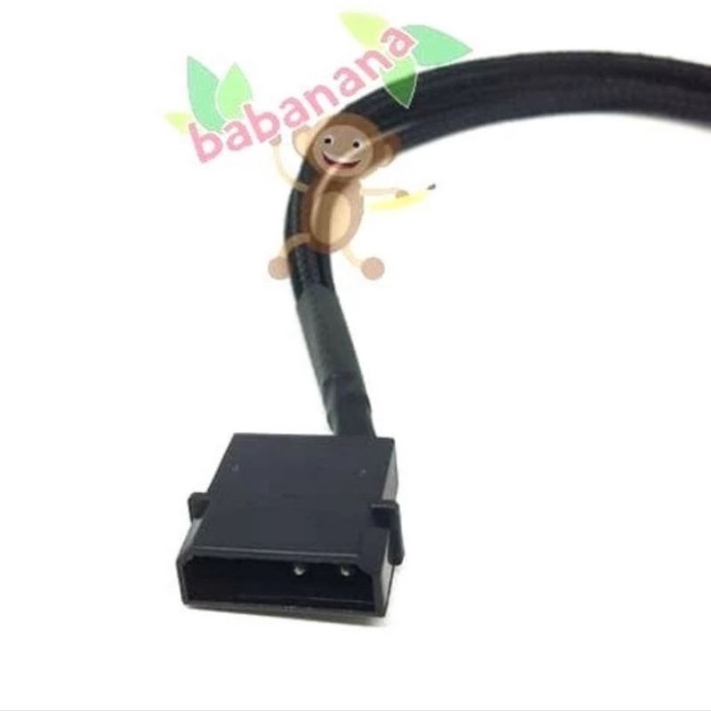Kabel Splitter Molex to Pwm 1 to 3 Fan Cable Converter Cabang adapter